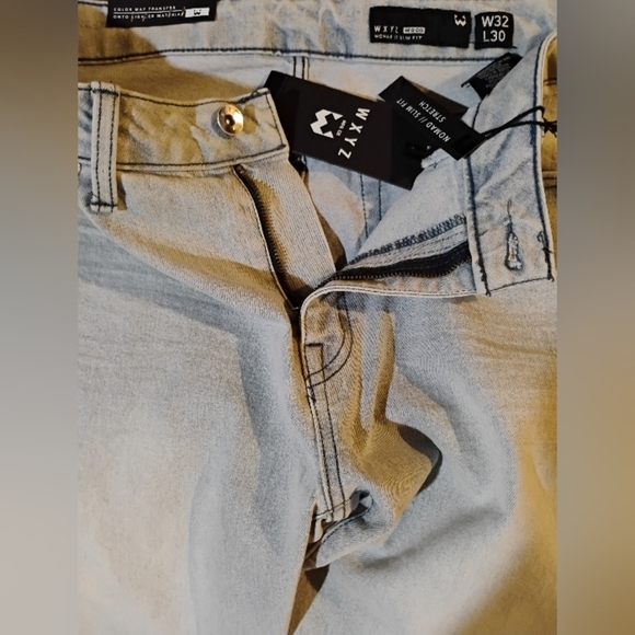 New With Tags WXYZ Jeans 32 Waist 30 Long Nomad Slim Fit Stretch Jeans - Picture 12 of 12